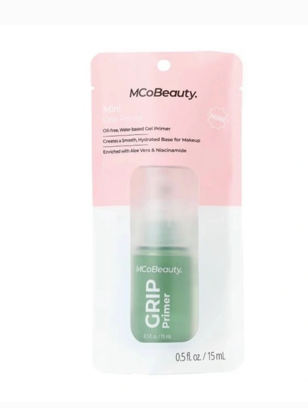 Mco. Beauty Mini Grip MINI Primer 0.5 fl. oz. | 15ml.